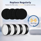 LV-H-132 Replacement Filter Compatible with LEVOIT LV-H-132 Air Puri-fier | LV-H-132 Air Puri-fier Replacement Filter, Part # LV-H-132-RF, 4 Pack