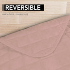 Easy-Going Sectional Couch Covers for Dogs L Shape Sofa Cover Reversible Sofa Slipcover Chaise Lounge Cover Furniture Protector Cover for Pets Dog Cat (42 x 52 inches, Pink/Pink) | Soft Sofa Slipcover For Dogs, Fits Left/Right Chaise Lounge Protector, ...