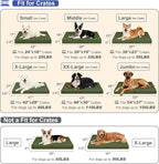 Jumbo Waterproof Orthopedic Dog Bed for Extra Large Dogs | Egg Crate Foam, Pressure Relief, Fits 54x37 Crates, Machine Washable 1680D Oxford Cover, Indoor & Outdoor Use, Up to 150 lbs
