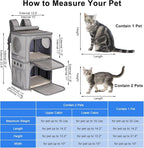 Extra Large Double Pet Carrier Backpack for Cats & Small Dogs | Portable Large Pet Travel Carrier with Super Ventilated Design, Ideal for Hiking, Camping and Outdoor Adventures