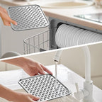 Lick Mat for Dogs & Cats, Double-Wall Stainless Steel, Large-2Pack | Chew-Proof, Anxiety Reducer, Whisker-Friendly for Cats, Non-Slip Heavy Duty Base, Raw Feeding Pad, Dishwasher Safe