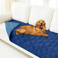 Smiry Waterproof Dog Bed Cover, Reversible Pet Blanket for Sofa Couch | Soft Washable Dog Blanket, Leakproof Couch Cover for Dogs Cats & Furniture Protection, 40x70, Navy/Blue