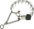 Herm Sprenger Prong Collar with Quick Release ClicLock Buckle for Small Medium Dogs Stainless Steel No Pull Collar | Pinch Collar for Dog Training Made in Germany (16in x 2.25mm)