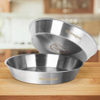Cat Bowls,6.7" Extra Wide Stainless Steel Cat Food Bowls Whisker Friendly Water Dishes Plates for Cats and Small Dogs Good for Wet and Dry Food(2pack)
