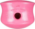 WEST PAW Zogoflex Toppl Interactive Treat Dispensing Puzzle Dog Toy for Mental Stimulation & Enrichment-Holds Kibble & Treats-Lickable, Freezable & Dishwasher Safe-Made in USA-XL-Geranium