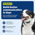 PetSafe 600 Yard Remote Training Collar Choose from Tone, Vibration, or 15 Levels of Static Stimulation Medium Range Option for Training Off Leash Dogs Waterproof and Durable Rechargeable