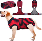 Kuoser Recovery Suit for Dogs Cats, Soft Dog Surgery Suit Female Male Spay | Professional Dog Onesie for Surgery, Substitute E-Collar & Cone, Prevent Licking Dog surgical suit Pet Neuter Suit