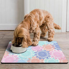 Pet Feeding Mat for Floors Waterproof Dog Mat for Food and Water Absorbent Quick Dry Non Slip mat for Cat Bowls