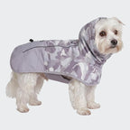 Spark Paws Dog Raincoat, Waterproof Windproof Rain Jacket, for Small Medium Large Extra Large Dogs, Reflective Breathable Full-Body Coverage Dry Suit - Camo Grey - S