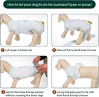 Kuoser Recovery Suit for Dogs Cats, Soft Dog Surgery Suit Female Male Spay | Professional Dog Onesie for Surgery, Substitute E-Collar & Cone, Prevent Licking Dog surgical suit Pet Neuter Suit