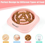 Slow Feeder Dog Bowls for Large Dogs | Non-Slip Base, Anti-Choking Design, Reduces Bloating & Overeating, Easy to Clean, 4 Cups