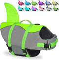 Fragralley Shark Dog Life Jacket, Adjustable Dog Life Vest with Shark Fin, Suit for Small Medium Large Dog Life Vest for Swimming and Boating