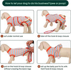 Kuoser Recovery Suit for Dogs Cats, Soft Dog Surgery Suit Female Male Spay | Professional Dog Onesie for Surgery, Substitute E-Collar & Cone, Prevent Licking Dog surgical suit Pet Neuter Suit