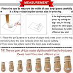 QUMY Dog Shoes for Large Medium Dog Boots & Paw Protectors for Hot Pavement | Summer Heat Protection, Mesh Breathable Nonslip Dog Booties for Hardwood Floors Indoor, Outside Walking Running Hiking Khaki