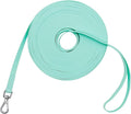Waterproof Dog Training Leash 50FT 30FT 15FT 10FT 5FT Heavy Duty Recall Long Lead for Large Medium Small Dogs (10FT, Mint Green)
