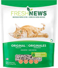 Fresh News Recycled Paper Original Pellet Cat Litter, 12 Pound, Non-Clumping, Unscented, Made in USA