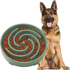 JASGOOD Slow Feeder Dogs Bowl for Large Medium Dogs,Anti-Gulping Pet Slower Food Feeding Bowls
