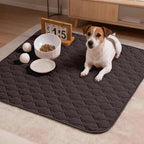 gogobunny 100% Double Sided Waterproof Dog Blanket Soft Pet Bed Cover Reversible Protect Furniture Couch Sofa Car for Puppy Dog Cat (Dark Coffee/Light Coffee, 30x30 Inch (Pack of 1))