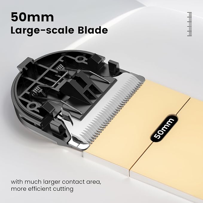 Detachable Replacement Blades for Horse Grooming Clippers, Pet Hair Shaver with Widen Ceramic Blades for Dogs, Cats, Sheep, Other Animals