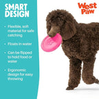 WEST PAW Zogoflex Zisc Dog Flying Disc, High Flying Aerodynamic Disc for Dogs Puppy – Lightweight, Floatable Disc for Fetch, Tug of War, Catch, Play – Doubles as Food/Water Bowl, Large 8.5", Teal