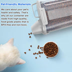 TBMax Pet Food Storage Containers 2 Pack 8-10 Lbs Airtight Dog Food Container Dispenser with Large Spout & Portable Handle, Travel Dog Treat Cat Food Storage Bin Bird Seed Container