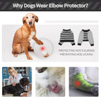 FUAMEY Dog Recovery Sleeve with Elbow Protector, Black Stripes, 2XL | Dogs Shirt Anti Licking Joints, Pet Long Sleeve Suit, Protecting Dog's Front Leg Arm Wounds, Cover Skin Conditions,Hot Spots