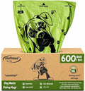 Dog Poop Bags One Big Roll (600 ct.) Doggy Poop Bags Pet Waste Pickup Bag Cat Waste Disposal Bags (1 Roll, 600 Bags)