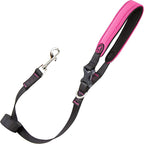 Gooby Escape Free Sport Leash - Pink, 4 FT - Neoprene Dog Leash with Quick Release Buckle for Small, Medium and Large Dogs
