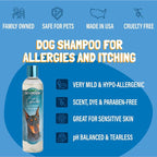 Bio-Groom So-Gentle Hypoallergenic Dog Shampoo - Tearless, Cat & Dog Bathing Supplies, Puppy Shampoo for Gentle Skin, Cruelty-Free, Made in USA, Tear-Free Dog Products - 12 fl oz 1-Pack | Cat & Dog Bathing Supplies, Puppy Shampoo for Gentle Skin, Cruel...