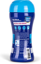 Fresh Step Charcoal Odor Eliminating Cat Litter Box Powder, 15 Oz, 6-Pack | Charcoal formula, sifting cap design, absorbs and neutralizes odor, fresh scent, ideal for multi-cat households