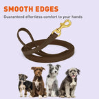 Viper Biothane K9 Working Dog Leash Waterproof Lead for Tracking Training Schutzhund Odor-Proof Long Line with Solid Brass Snap for Puppy Medium and Large Dogs, 15ft Dark Chocolate Brown