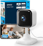 GNCC 2K Indoor Security Camera for Home Wireless, Pet Camera 2.4g/5g WiFi | Mini Dog Cam with Phone App, Motion Detection, Works w/Alexa, Cloud & SD Card Storage, Fixed View, Plug-in