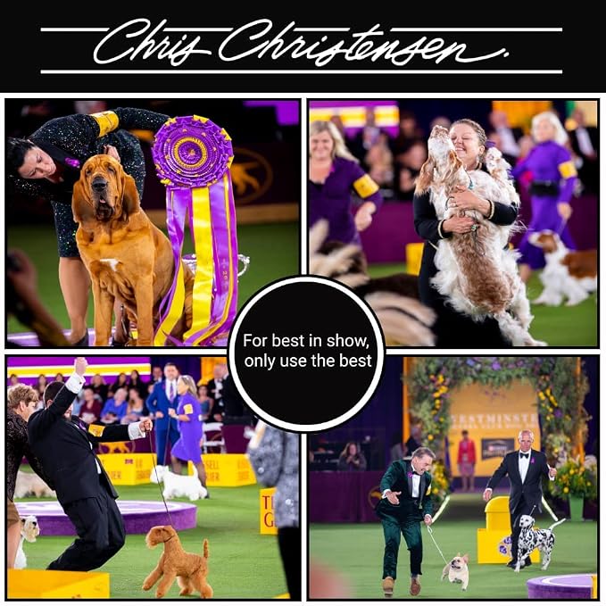 Chris Christensen Happy Eyes Ultra Concentrated Tearless Dog Shampoo and Conditioner, Makes up to 5 Bottles, Groom Like a Professional, Hypo-Allergenic, No Tears, All Coat Types, Made in USA, 16 oz