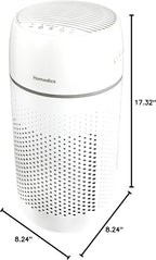 Homedics Air Purifier 5-in-1 HEPA-Type Filtration 853 Sq Ft | UV-C Technology and Carbon Odor Filter, 4 Speeds, Essential Oil Aromatherapy Tray, for Medium Rooms