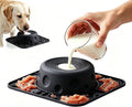 Slow Feeder Dog Bowls with Rolling Ball & Lick Mat for Dogs and Cats | 550ML Anti-Slip Dog Lick Bowl for or Large/Medium/Small Dogs and Cats Slow Feeding & Oral Hygiene, for Liquid and Thick Treat