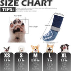 EXPAWLORER Dog Socks to Prevent Licking and Slipping, Summer Dog Shoes for Hot Pavement, Paw Protectors for Hardwood Floors Anti-Slip, Dog Booties for Small Medium Large Senior Dogs, Navy Blue M