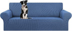 Stretch Oversized Couch Covers for Sofa Slipcover,Riverside | 1-Piece Washable Sofa Cover (94"-110") 4-Seater Furniture Protector, Soft Jacquard Non-Slip Elastic Bottom for Dogs & Kids