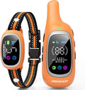 2-in-1 Dog Shock Collar and Bark Collar for Dogs – 3300FT Dog Training Collar with Remote, IP67 Waterproof e Collar with Anti-Bark/Beep/Vibration/Shock Modes for Small Medium Large Dog(8-120Lbs)