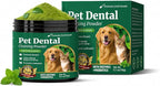 Dog Teeth Cleaning Powder – Dog Breath Freshener & Dental Care Powder – Helps Support Clean Teeth, Fresh Breath & Healthy Gums – No Brush Plaque & Tartar Support for Dogs & Cats, 150g