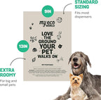 MyEcoWorld® Compostable Pet Poop Bags - Made with Corn and Other Certified Compostable Materials - 240 Bags - 16 Roll - Extra Strong - Leak Proof - Unscented - Easy to Open