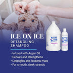 Chris Christensen Ice on Ice Strengthening Dog Shampoo, Groom Like a Professional, Revives Dry, Damaged Coats and Strands, All Coat Types, Made in USA, 1gal