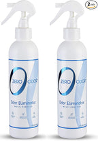 Zero Odor Multi-Purpose Odor Eliminator, Fabric & Room Deodorizer, 2 Pack | Odor Eliminator Spray for Hotel, Bathroom, Basement, Trash & Upholstery - Travel Size Odor Neutralizer, (8 oz Each)