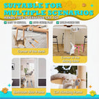 Interactive cat toy, Electric cat teaser, Door clip, 2 Motion modes,Gray | 360° Rotation • Random Jumping • Type-C Rechargeable • Door Clip Design • For Indoor Cats