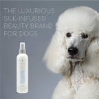 BioSilk for Dogs Silk Therapy Deep Moisture Waterless Shampoo Spray, No Rinse Between-Bath Dog Grooming Spray, Sulfate and Paraben Free, pH Balanced, Made in USA, 8 Fl Oz - 2 Pack