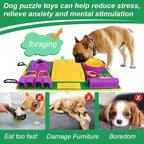 Vivifying Snuffle Mat for Dogs, Interactive Dog Puzzle Toys for Boredom and Mental Stimulation, Sniff Mat Helps Puppy and Cats Slow Eating and Keep Busy
