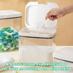 4.75 Qt Rice Flour Container Dog Food Storage Holder with Flip-up Lid Scoop | Airtight Dry Food Containers Pet Cat Food Bin Laundry Room Organization Household Essentials Kitchen Pantry Organizers