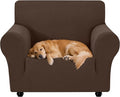 XINEAGE Stretch Armchair Slipcover, Non-Slip Pet Couch Cover,Light Coffee | Washable Furniture Protector, Elastic Bottom, Dogs & Cats Friendly, Scratch-resistant, Fast Setup, High Elasticity
