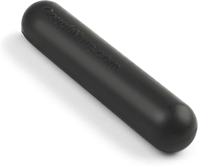 Goughnuts — Dog Toys for Aggressive Chewers | Virtually Indestructible Dog Toy Stick for Small Breeds | Heavy Duty Dog Toy | Black