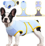 Kuoser Recovery Suit for Dogs Cats, Soft Dog Surgery Suit Female Male Spay | Professional Dog Onesie for Surgery, Substitute E-Collar & Cone, Prevent Licking Dog surgical suit Pet Neuter Suit