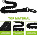 Long Dog Leash 20 FT: Heavy Duty Rope Leashes for Dogs Training with Swivel Lockable Hook Reflective Threads Bungee and Padded Handle - Dog Lead for Large Small Medium Dogs Outside Walking Hiking